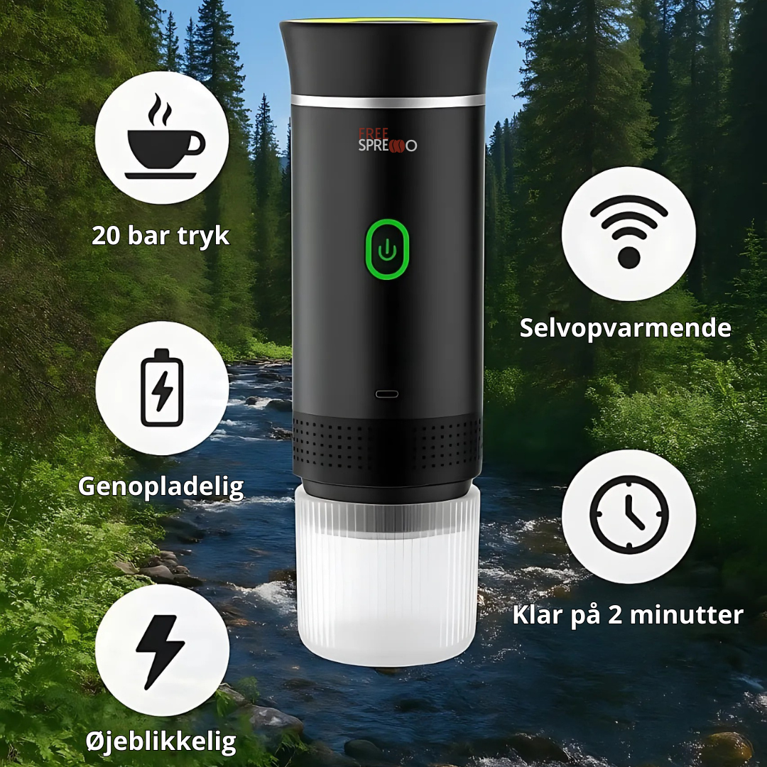 EspressoToGo® - Bærbar espresso