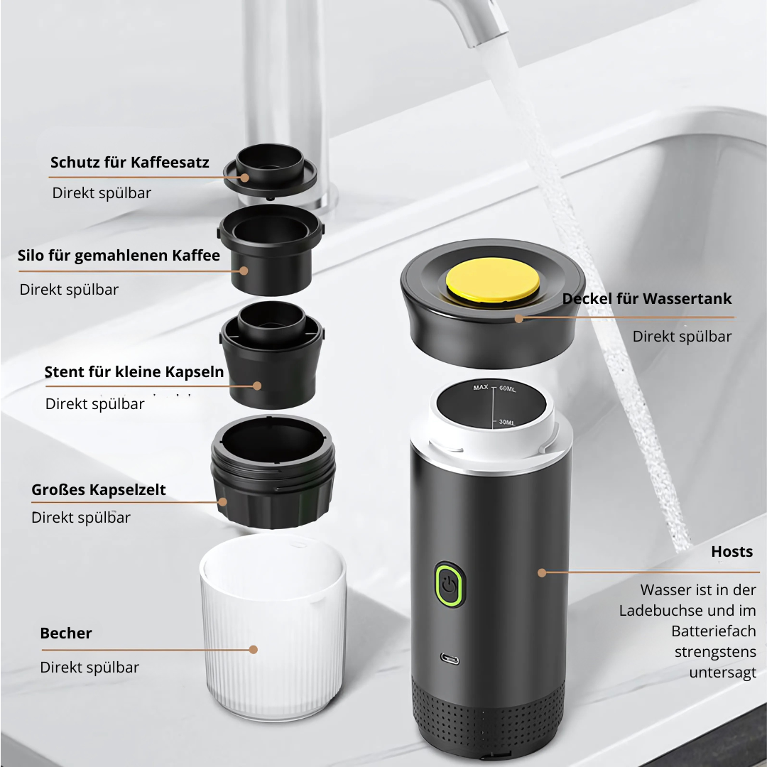 EspressoToGo® - Mobiler Kaffeegenuss